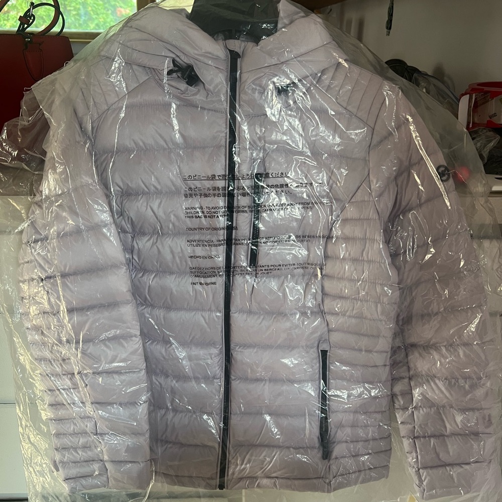NWT Michael Kors Lavender Down Jacket